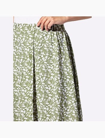 Jupe 100% Coton - Taille Courte - Witt