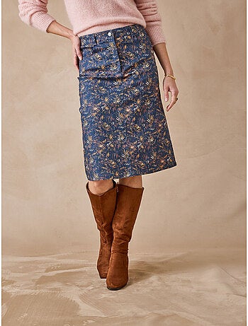 Jupe 5 poches coupe droite