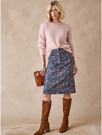 Jupe 5 poches coupe droite