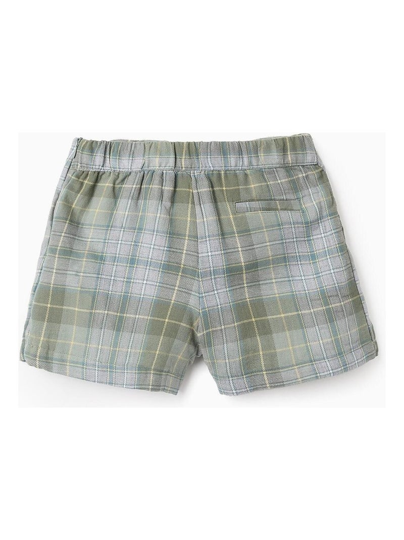 Jupe à carreaux, avec noeud NOVEAUX NATURE Gris - Kiabi