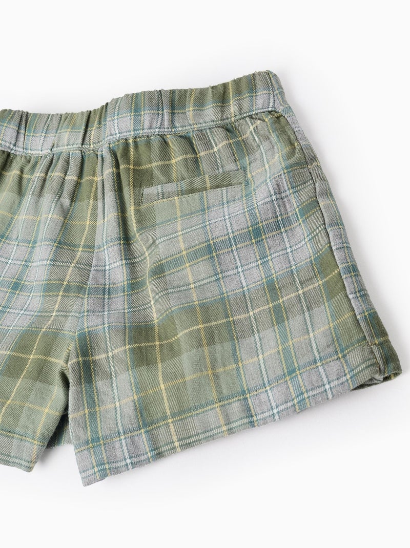 Jupe à carreaux, avec noeud NOVEAUX NATURE Gris - Kiabi