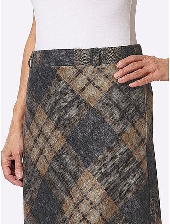 Jupe à Carreaux Jacquard - Taille Standard - Witt