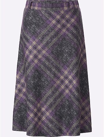 Jupe à Carreaux Jacquard - Taille Standard - Witt
