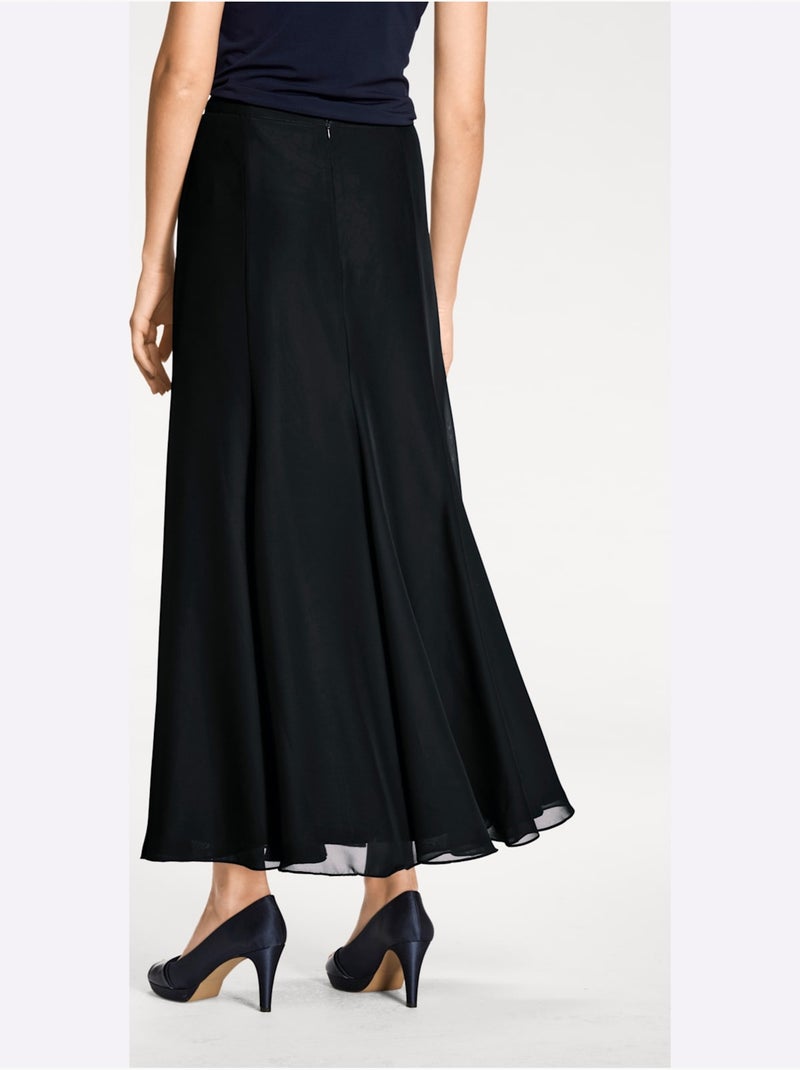 Jupe à godets - taille standard - helline Noir - Kiabi