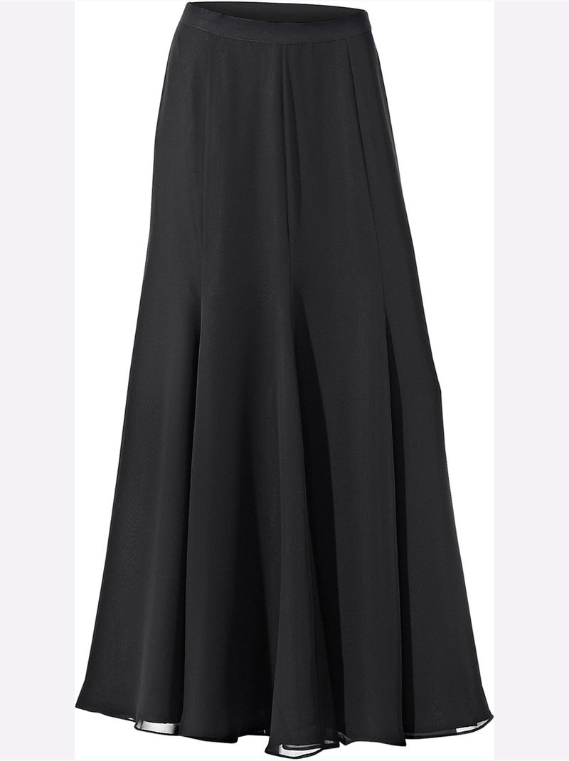 Jupe à godets - taille standard - helline Noir - Kiabi