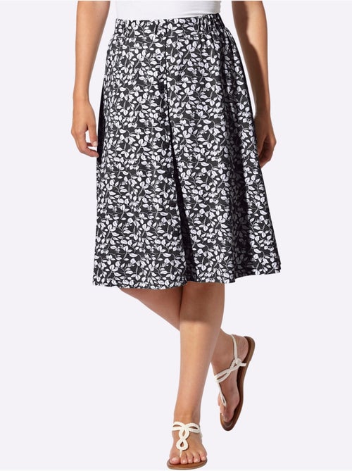 Jupe à imprimé floral avec ceinture élastique confortable - Taille courte - Witt - Kiabi Jupe à imprimé floral avec ceinture élastique confortable - Taille courte - Witt - Kiabi