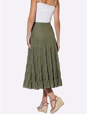 Jupe à Niveaux Superbe Jupe à Volants - Taille Standard - helline