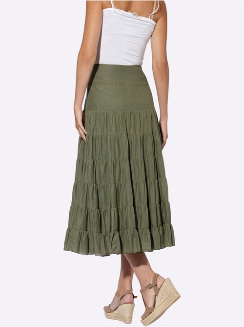 Jupe à Niveaux Superbe Jupe à Volants - Taille Standard - helline - Kiabi