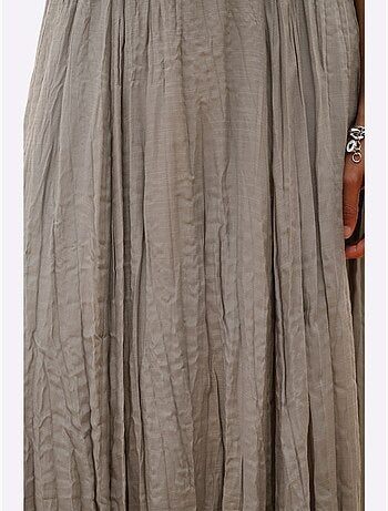 Jupe à Panneaux 45% Viscose - Taille Standard - Helline