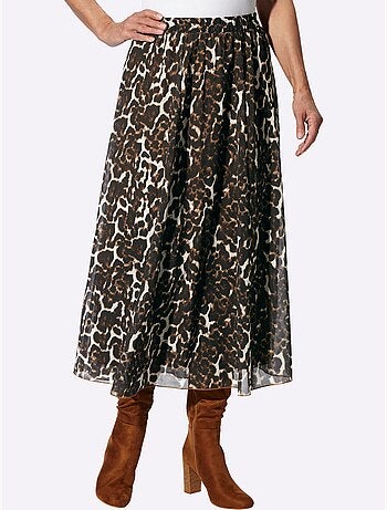 Jupe à Panneaux Ceinture élastique Confortable - Taille Standard - Moda Vilona