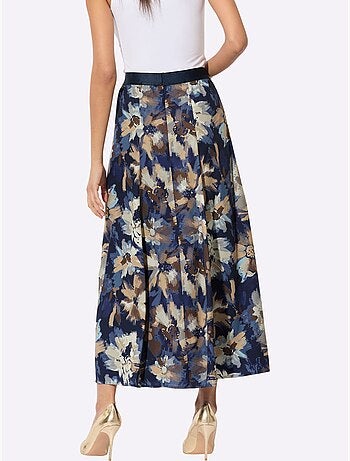 Jupe à Panneaux Doublure 100% Viscose - Taille Courte - Helline