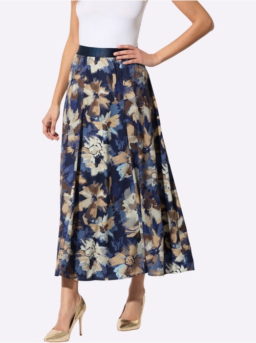Jupe à Panneaux Doublure 100% Viscose - Taille Courte - Helline - Kiabi Jupe à Panneaux Doublure 100% Viscose - Taille Courte - Helline - Kiabi