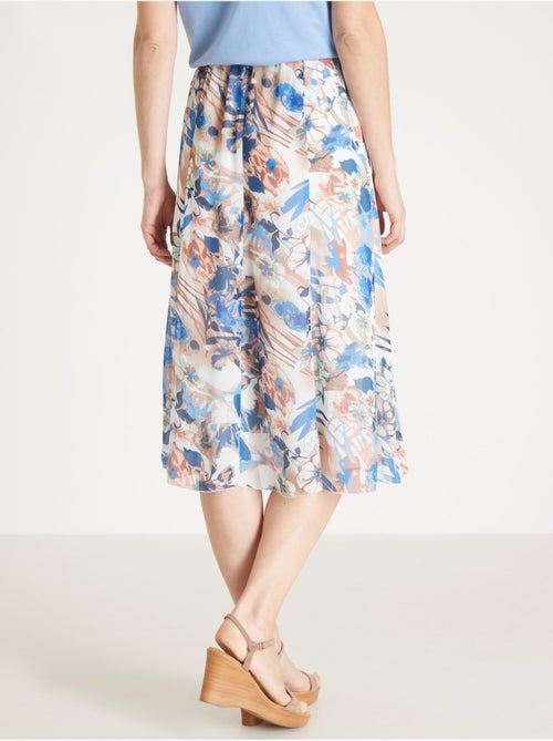 Jupe à panneaux élastiquée - Kiabi