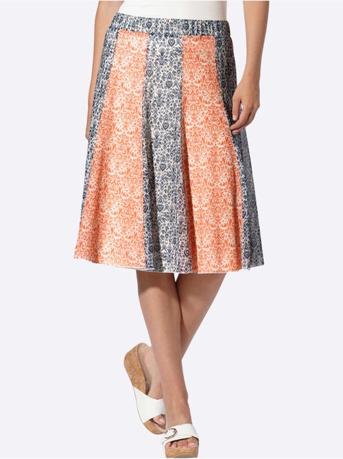 Jupe à Panneaux Forme à Panneaux évasée - Taille Standard - Helline - Kiabi
