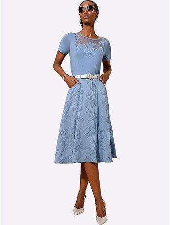 Jupe à panneaux lyocell (tencel) - taille standard - helline