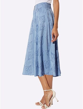 Jupe à panneaux lyocell (tencel) - taille standard - helline
