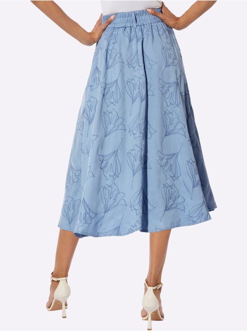 Jupe à Panneaux Lyocell (tencel) - Taille Standard - Helline - Kiabi Jupe à Panneaux Lyocell (tencel) - Taille Standard - Helline - Kiabi