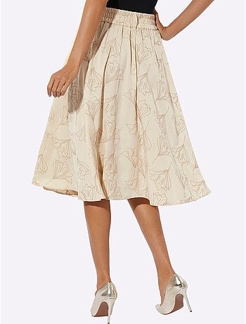 Jupe à panneaux lyocell (tencel) - taille standard - helline