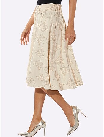 Jupe à panneaux lyocell (tencel) - taille standard - helline
