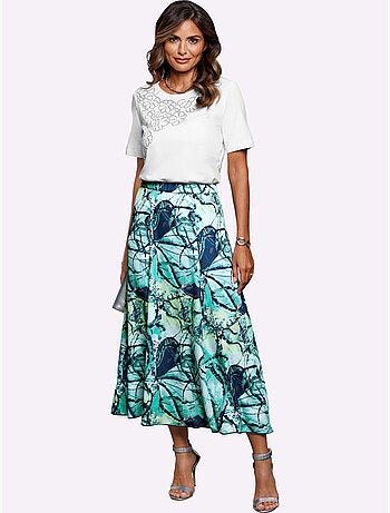 Jupe à Panneaux Polyester Recyclé - Taille Courte - Witt