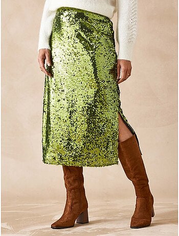 Jupe à sequins coupe droite - DAXON