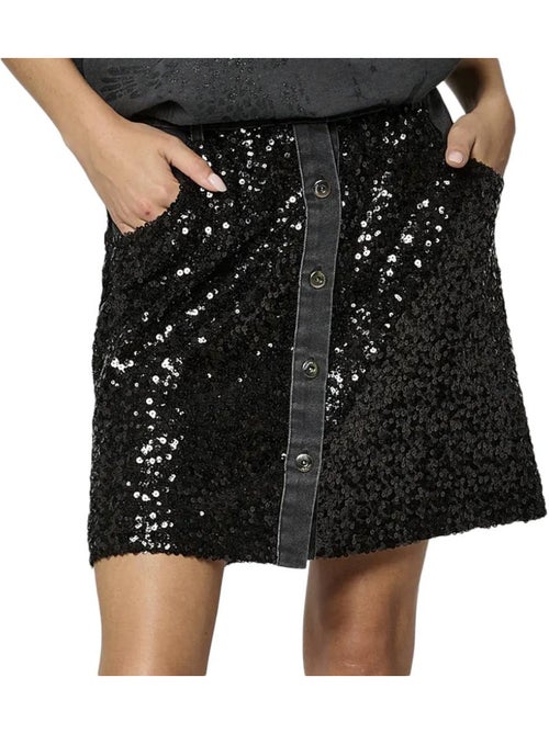 Jupe à Sequins Femme Kaporal - Kiabi