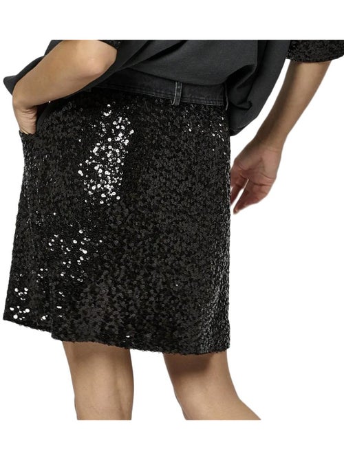 Jupe à Sequins Femme Kaporal - Kiabi