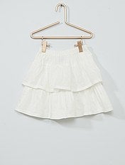 Jupe blanche kiabi Outlet