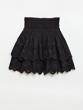 Jupe à volants et broderies anglaises