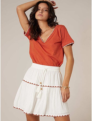 Jupe à volants femme 'Deeluxe'