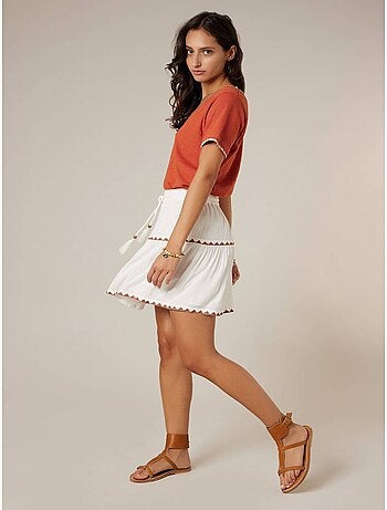 Jupe à volants femme 'Deeluxe'