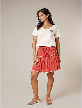 Jupe à volants femme 'Deeluxe'