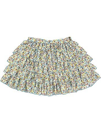 Jupe à Volants Fille Fleurie Liberty RUFFLE - La Faute à Voltaire