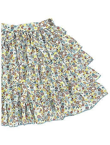 Jupe à Volants Fille Fleurie Liberty RUFFLE - La Faute à Voltaire