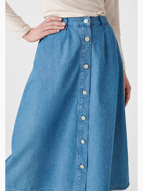 Jupe ample boutonnée - Damart - Kiabi