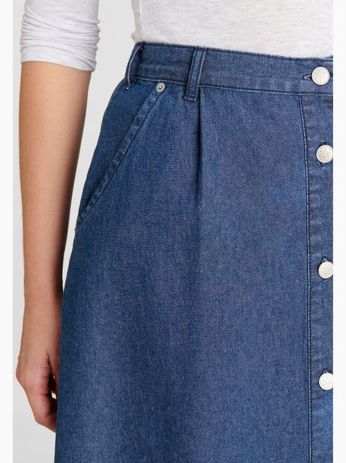 Jupe ample boutonnée - Damart - Kiabi