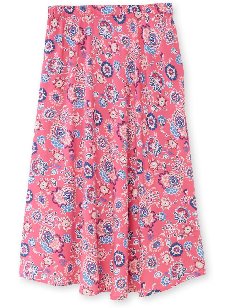 Jupé ample élastiquée - DAXON Rose/Multicolore - Kiabi