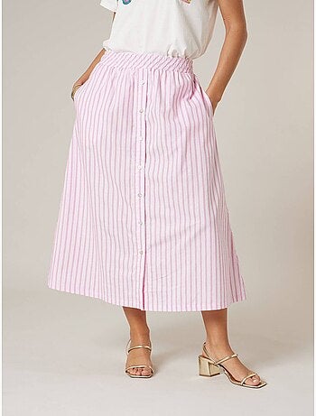 Jupe ample femme en coton 'Deeluxe'