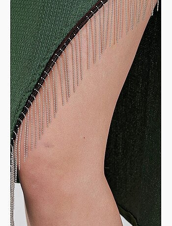 Jupe avec détail chaîne bdart