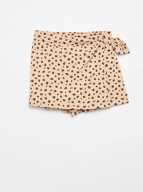 Jupe avec nœud fantaisie - Kiabi