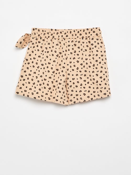 Jupe avec nœud fantaisie - Kiabi