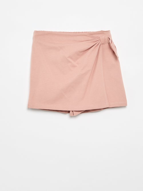 Jupe avec nœud fantaisie - Kiabi