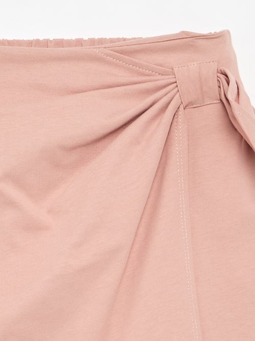 Jupe avec nœud fantaisie - Kiabi