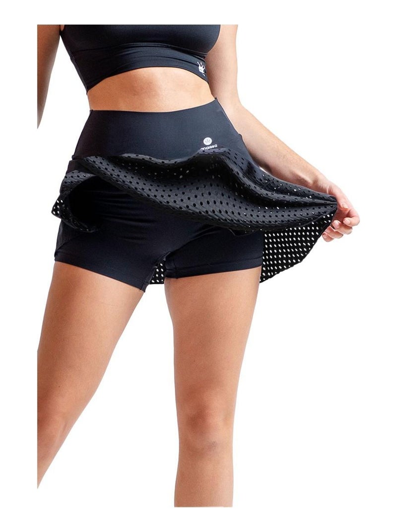 Jupe avec short, Hampy Noir Noir - Kiabi