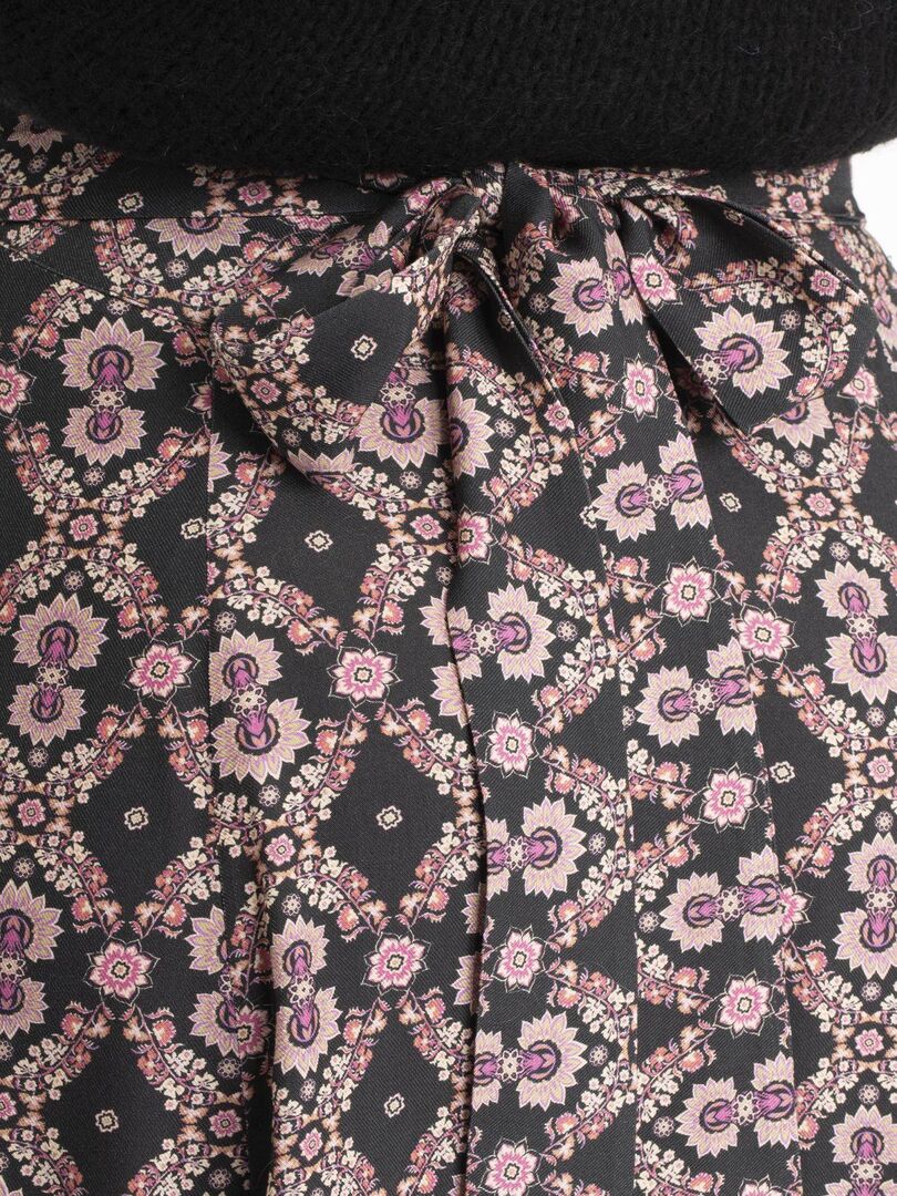 Jupe Vintage Gérard Pasquier à Carreaux Blanc/gris - Taille Haute 38, Occasion Très Bon état, Style Tailleur