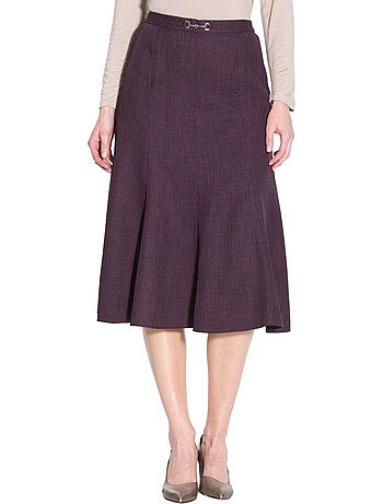 Jupe base évasée hanches élargies - DAXON