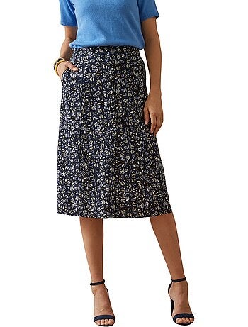 Jupe boutonnée élastiquée - DAXON