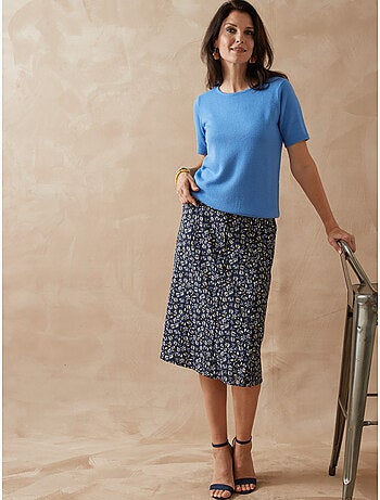 Jupe boutonnée élastiquée - DAXON