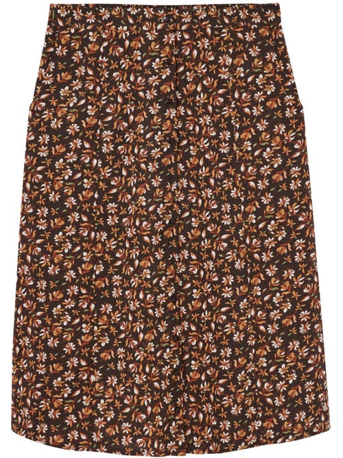 Jupe boutonnée élastiquée - DAXON - Kiabi