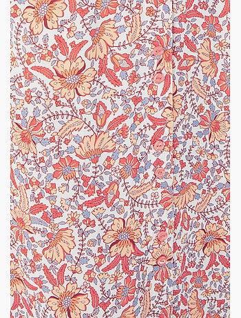 Jupe boutonnée pure viscose - Damart